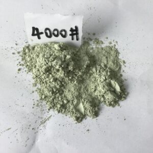 Polvo de carburo de silicio verde
